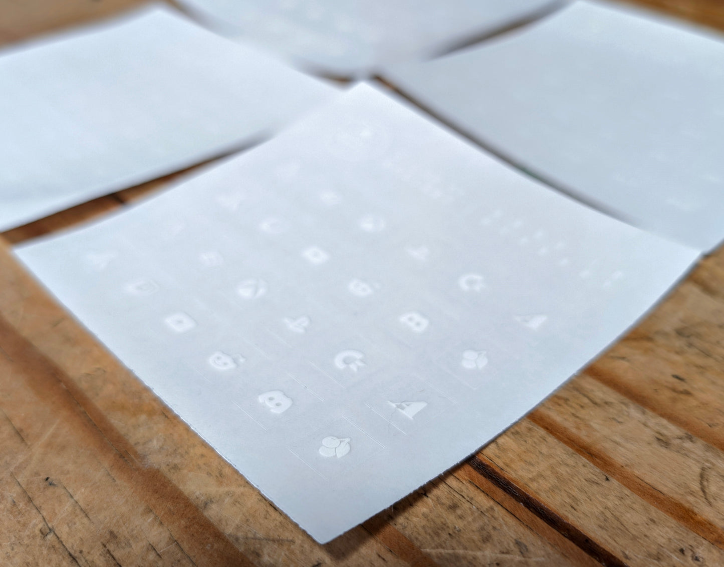 Relegendable Keycaps Inlays / Sticker