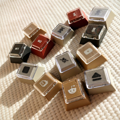 Relegendable Keycaps Inlays / Sticker